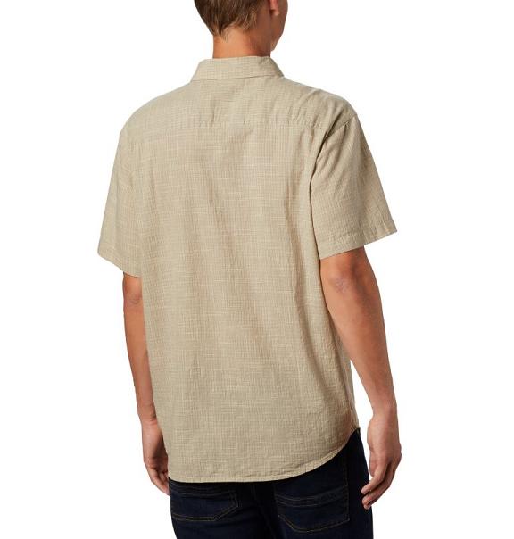 Columbia Under Exposure Shirts Beige For Men's NZ93125 New Zealand